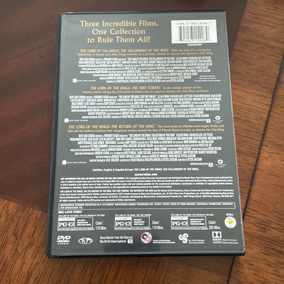 The Lord Of the Rings 3 Film DVD collection - Picture 2 of 3